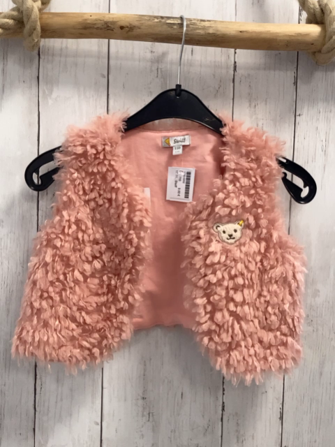 Steiff Weste Gr. 110  rosa Plüsch