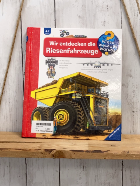 Wieso?Weshalb?Warum? Pappbuch Wir entdecken die Riesenfahrzeuge 