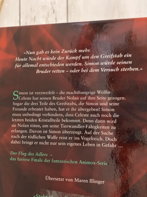 Animox Buch Der Flug des Adlers 