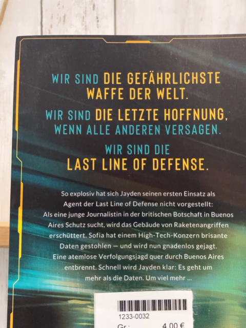    Taschenbuch Last Line of Defense Der Angriff 