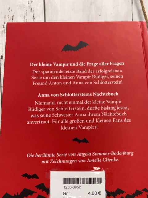  Buch Der klene Vampir 