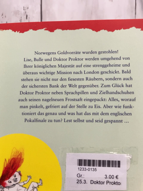 Doktor Proktor  Taschenbuch Doktor Proktor im Goldrausch 