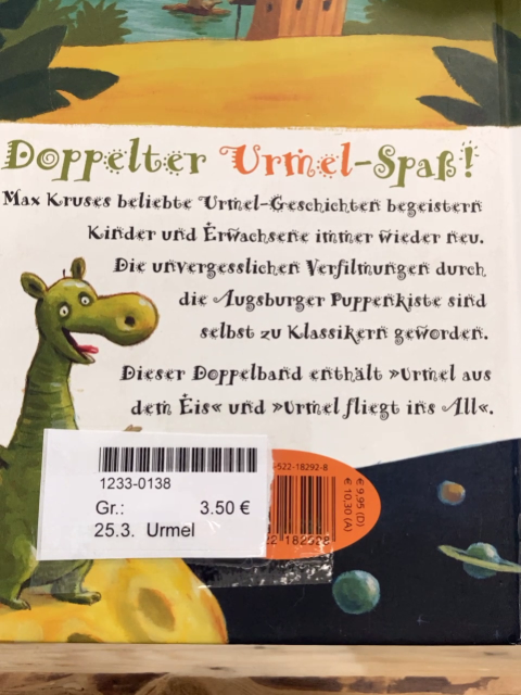 Urmel  Buch Das dicke Urmel Buch