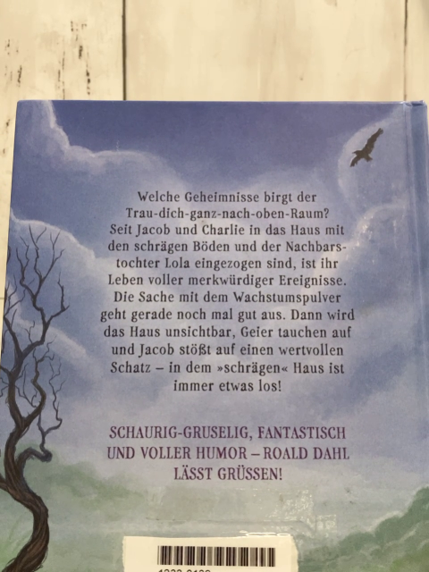   Buch Das Haus, in dem es schräge Böden, sprechende Tiere und wachstumspulver gibt 