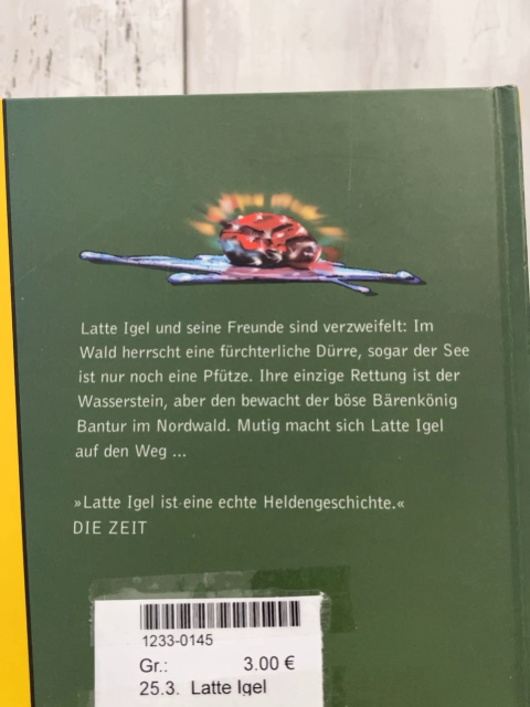 Latte Igel  Buch Latte Igel und der Wasserstein 