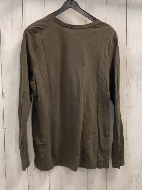   Langarmshirt  Gr. 158/164  braun Skelette mit Skateboards 