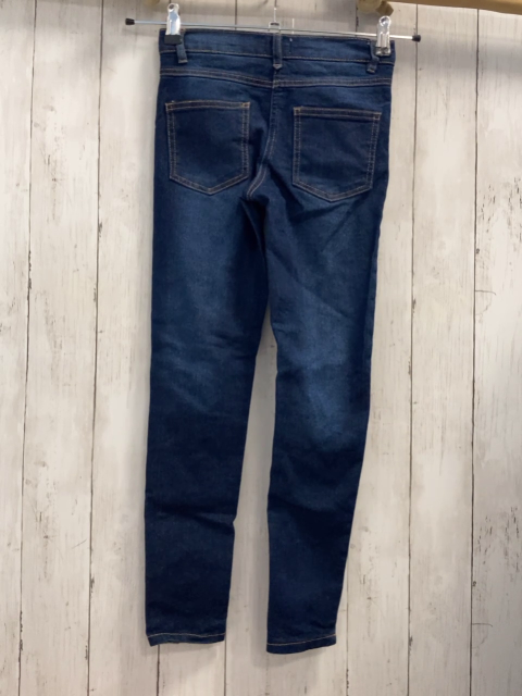 neu  Hose  Gr. 140  blau Jeans orange Nähte 
