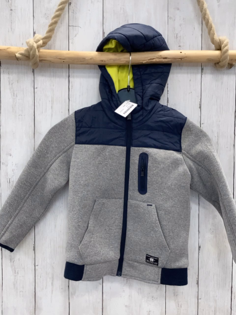 zara Softshelljacke Gr. 116  grau blau Kapuze