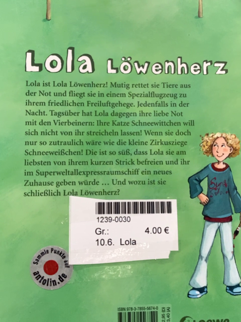 Lola  Buch Lola Löwenherz 