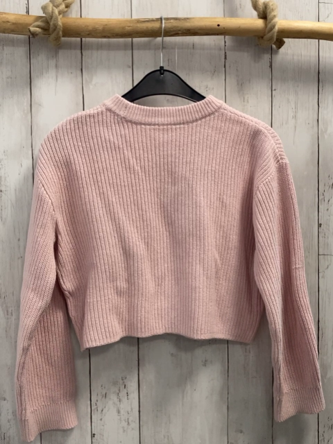 H&M  Pullover  Gr. 146  rosa Strick 