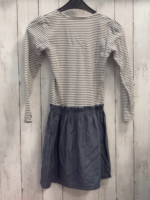 Esprit  Kleid Gr. 140  weiß schwarz gestreiftes Oberteil Jeansrock
