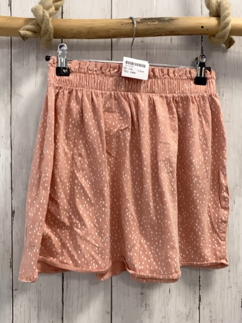 H&M Rock Gr. 134  lachs weiße Punkte 