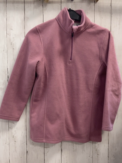 Manguun Pullover  Gr. 140  altrosa Fleece Reißverschluss 