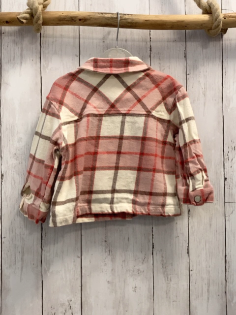 zara Hemd Gr. 98  beige rosa rot kariert