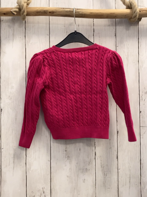 Ralph Lauren Pullover Gr. 98  pink Strick Zöpfe