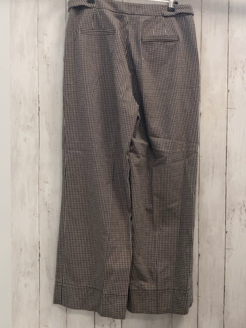 Massimo Dutti  Hose  Gr. 42  schwarz braun beige gemustert 