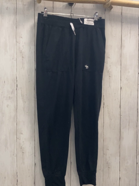 Abercrombie  Jogginghose  Gr. 146/152  schwarz weiße Kordel + weißer Elch