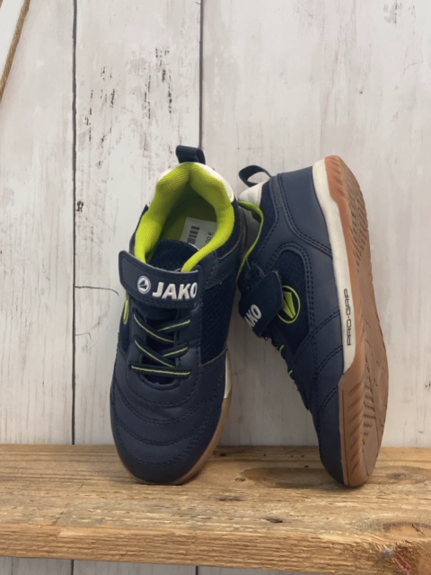 Jako  Schuhe Gr. 28  blau hellgrüner Bund weiße Ferse 