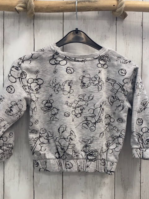 Disney Pullover Gr. 98  grau Mickey Mouse