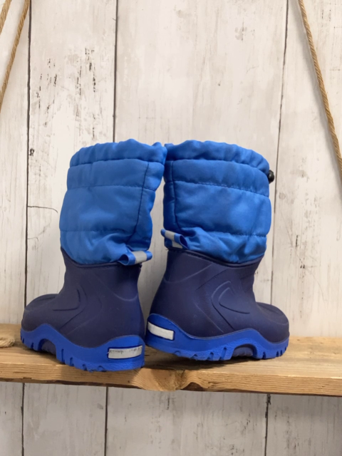   Gummistiefel  Gr. 25  blau hellblauer Schaft gefüttert 