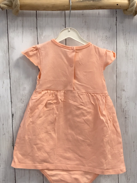 Disney  Kleid  Gr. 86  orange Winnie Puuh Motive Lochstickere Bodyunterteil  