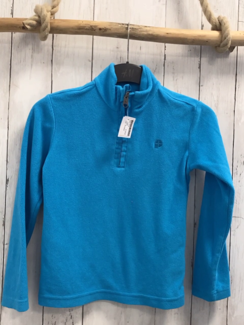 Protest  Pullover  Gr. 128  hellblau Fleece Reißverschluss 