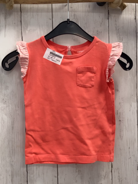 Carter´s T-Shirt Gr. 92  himbeere gestreifte Ärmel