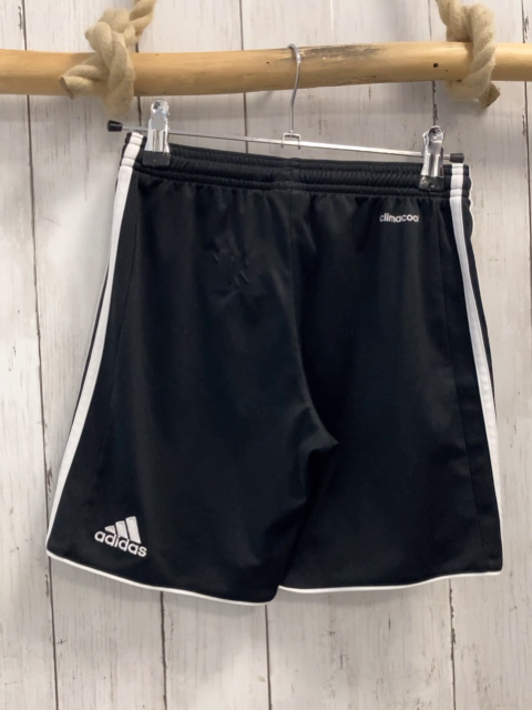 Adidas  Sportshorts  Gr. 134  schwarz weiße Seitnstreifen