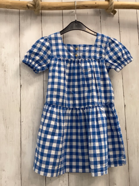 neu Sergent Major  Kleid  Gr. 92  blau weiß kariert rote Ziernähte 