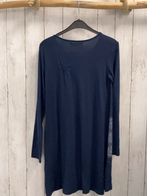 Desigual  Kleid  Gr. 146/152  blau Pailettensterne weiße Punkte 