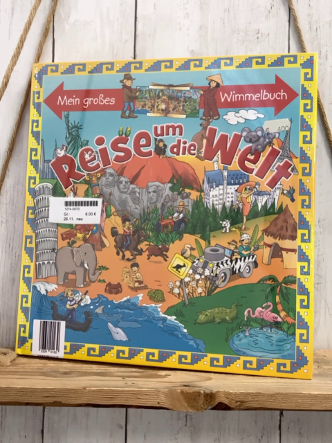 neu  Pappbuch Mein großes Wimmelbuch Reise um die Welt 