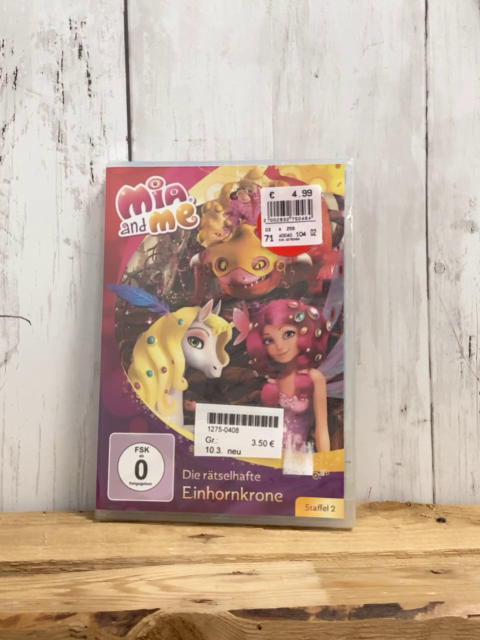 neu  DVD Mia and Me Die rätselhafte Einhornkrone 
