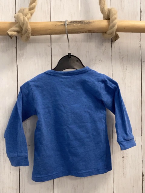 Hust  Langarmshirt  Gr. 68  blau Schuhe