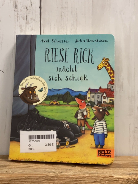   Pappbuch Riese Rick macht sich schick 