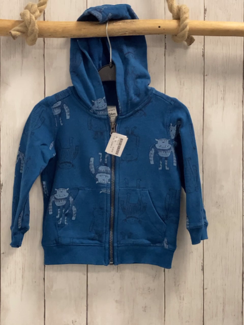 Carter´s  Sweatjacke  Gr. 92  blau Monster Kapuze 