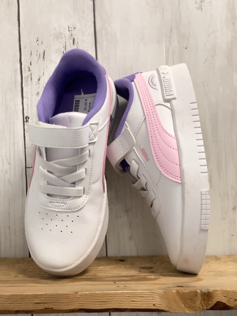 neu Puma  Schuhe  Gr. 32  weiß rosa lila Ferse + Bund 
