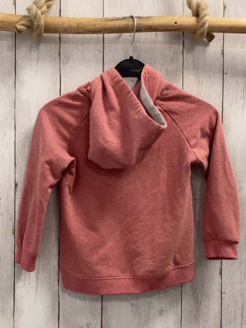 Zara  Pullover  Gr. 110  lachs Kapuze Pailettenherz 