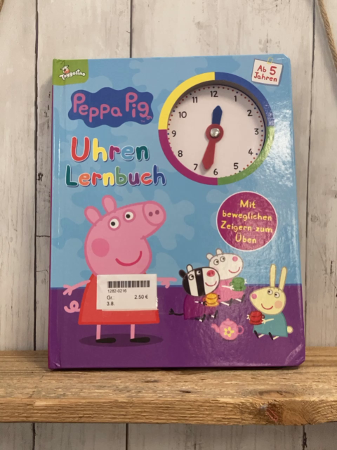    Pappbuch Peppa Pig Uhren Lernbuch 