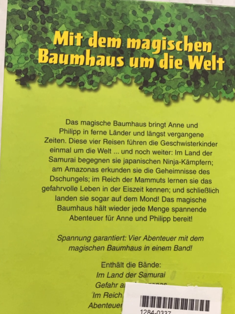 magische Baumhaus Buch Mit dem magischen Baumhaus um die Welt