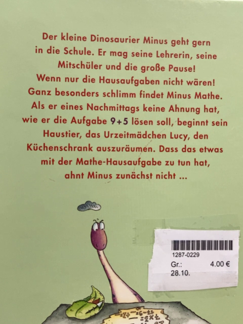   Buch Minus Drei und der Zahlensalat 