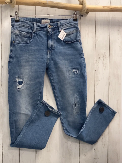 Vingino  Hose  Gr. 164  blau Jeans Bund verstellbar 