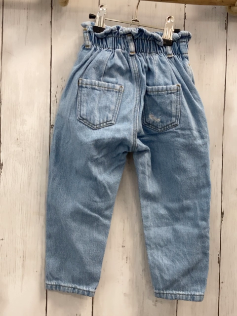 Zara  Hose  Gr. 98  hellblau Jeans Gummizugbund 