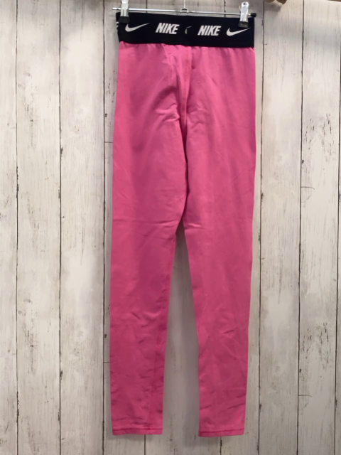 Nike Sportleggings  Gr. 158  pink schwarzer Bund mit Schrift 