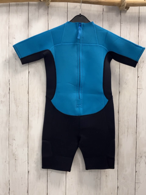   Neoprenoverall Gr. 134  schwarz hellblau 