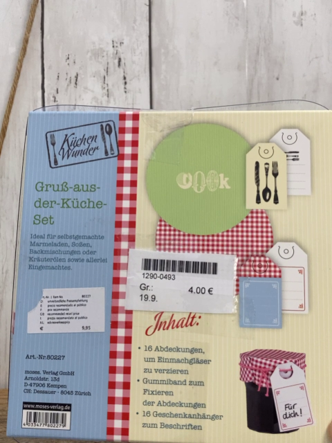  Kreativspiel  Gruß-aus-der-Küche Set 