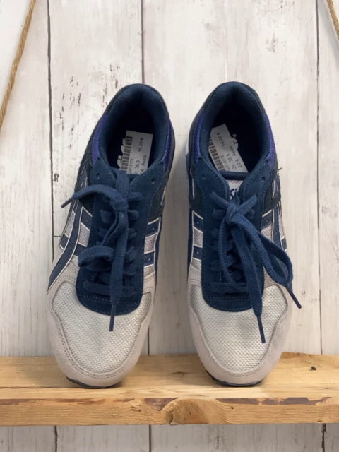 Asics  Schuhe  Gr. 36,5  hellgrau blau schwarz 