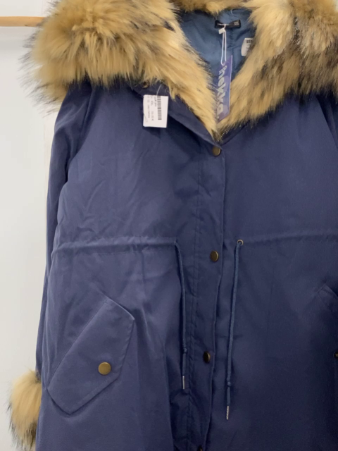 neu nekka Mantel Gr XXL  lila Fellbund 