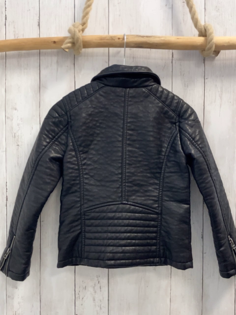 George, Gina & Lucy Jacke Gr. 128  schwarz Lederimitat