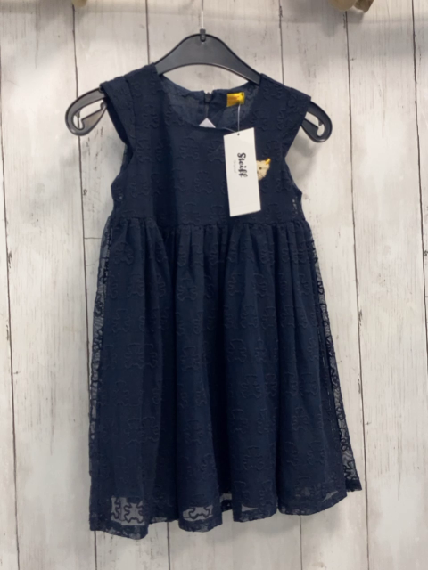 Steiff neu Kleid Gr. 98  blau Tüll Bären NP 69,95 €