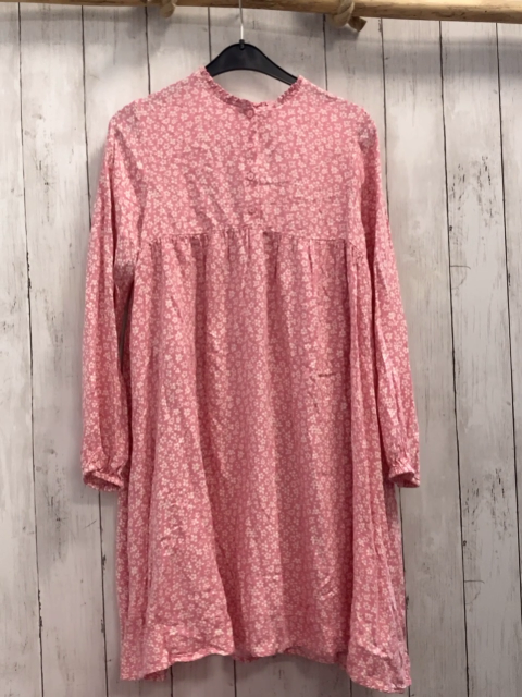 vertbaudet Kleid Gr. 152  rosa weiße Blumen